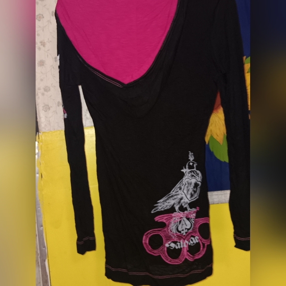 NWT SALVAGE LONG SLEEVED HOODIE - Picture 5 of 5